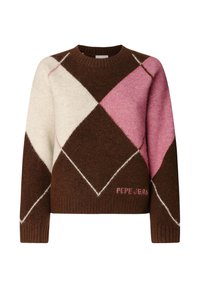 CECILY - Trui - chocolate brown