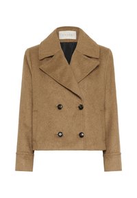 JULIA - Classic coat - toasted coconut melange