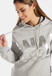 Bruno Banani MIT GROSSEM SCHRIFTZUG CHANG - Luvtröja - grau melange