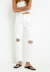 PULL&BEAR - Jean droit - white Image miniature 1