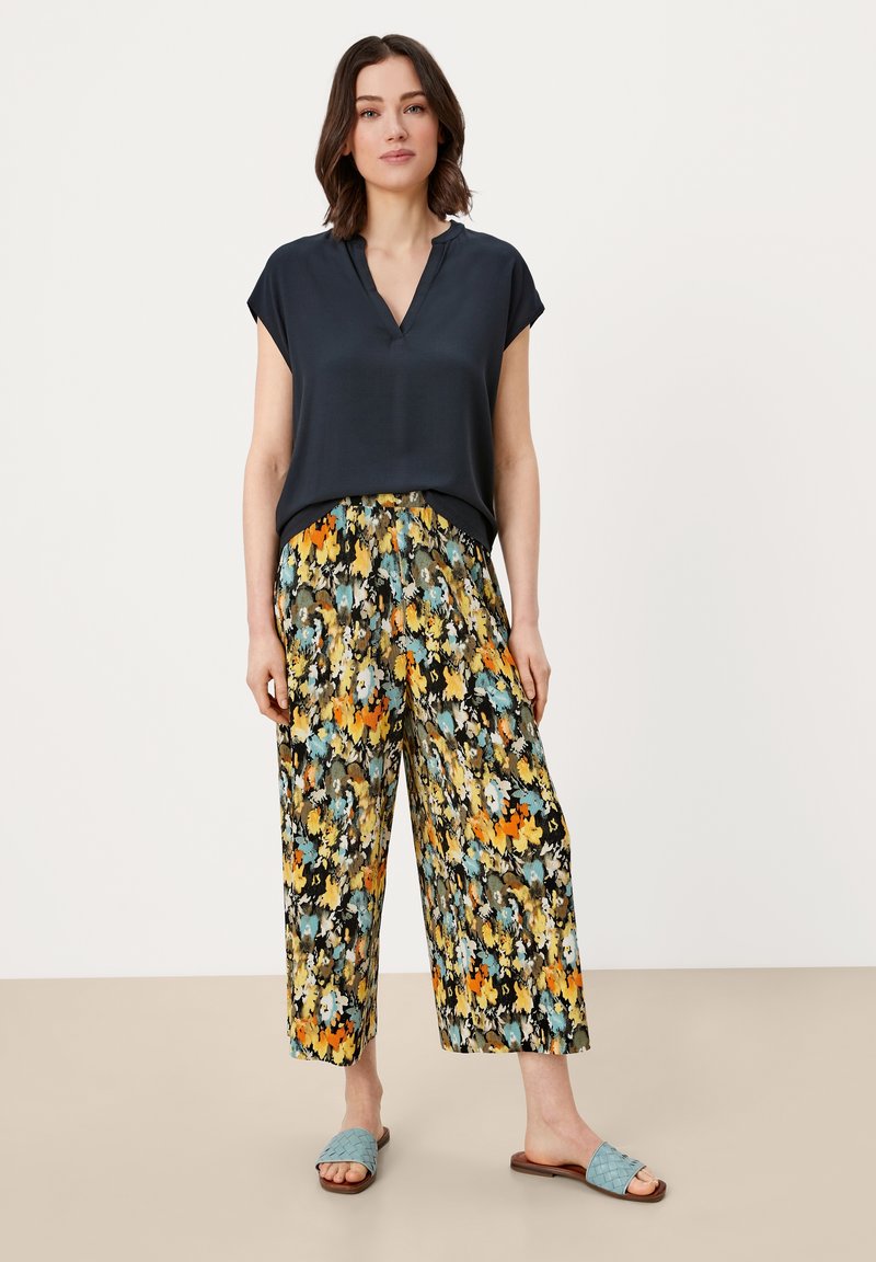 Damen Chinos | s.Oliver REGULAR FIT Stoffhose blue graphite aop/dunkelblau - TK03438 Damen Chinos | s.Oliver REGULAR FIT Stoffhose blue graphite aop/dunkelblau - TK03438