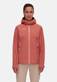 Mammut - ALTO LIGHT HOODED JACKET WOMEN - Vízlepergető széldzseki - brick Miniatűr kép 1