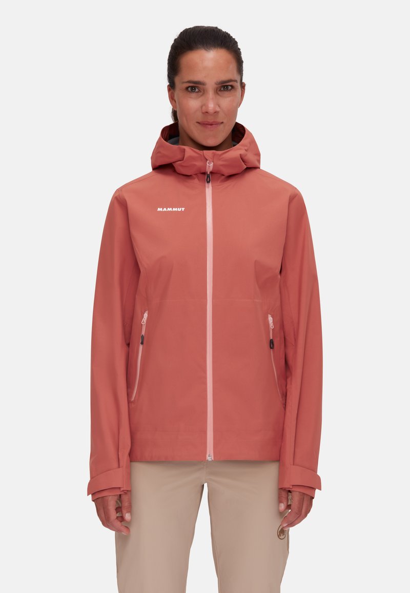 Mammut - ALTO LIGHT HOODED JACKET WOMEN - Vízlepergető széldzseki - brick, Nagyítás