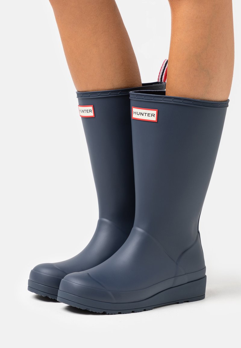 Hunter ORIGINAL WOMENS PLAY TALL BOOT Wellies valtameri blue/blue