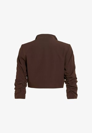 VILA, VIHER BIN CROPPED BLAZER - NOOS - Blazer - coffee bean
