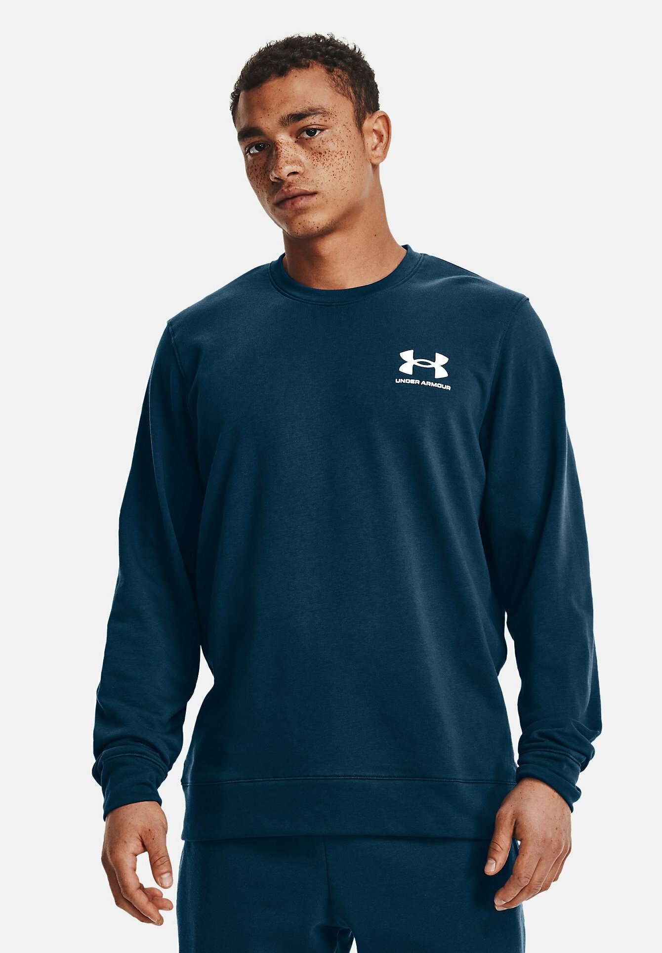 Under Armour RIVAL TERRY - Sudadera - dark blue/azul marino - Zalando.es