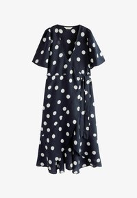 Non selezionato, navy white polka dot