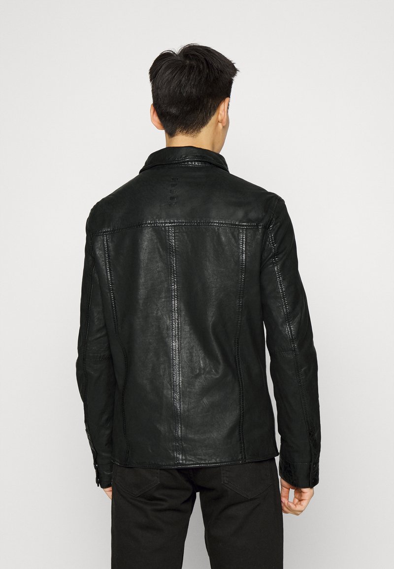 Herren Leichte Jacken | Gipsy TRIP Lederjacke black/schwarz - UW49749 Herren Leichte Jacken | Gipsy TRIP Lederjacke black/schwarz - UW49749