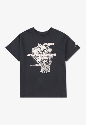 Jordan FLOWERS TEE - Tričko s potlačou - off noir