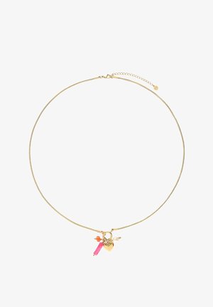 My Jewellery, CIAO NECKLACE WITH BEADS AND HEART - Collier - gold-coloured stainless steel