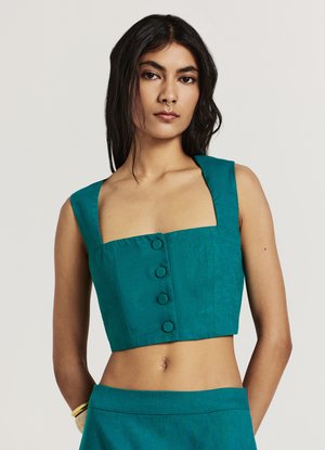 Camicetta - verde petrolio