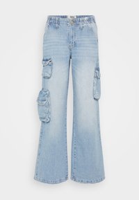 CYBER CARGO - Flared Jeans - light vintage
