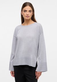 Eterna MIT RUNDHALS - Trui - silber