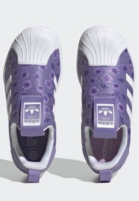 womens adidas lilac superstar trainers