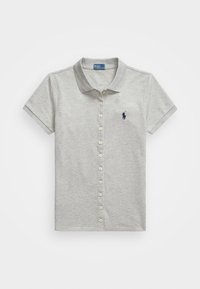 BUTTONED PLACKET POLO SHIRT - Πουκαμίσα με κουμπιά - andover heather