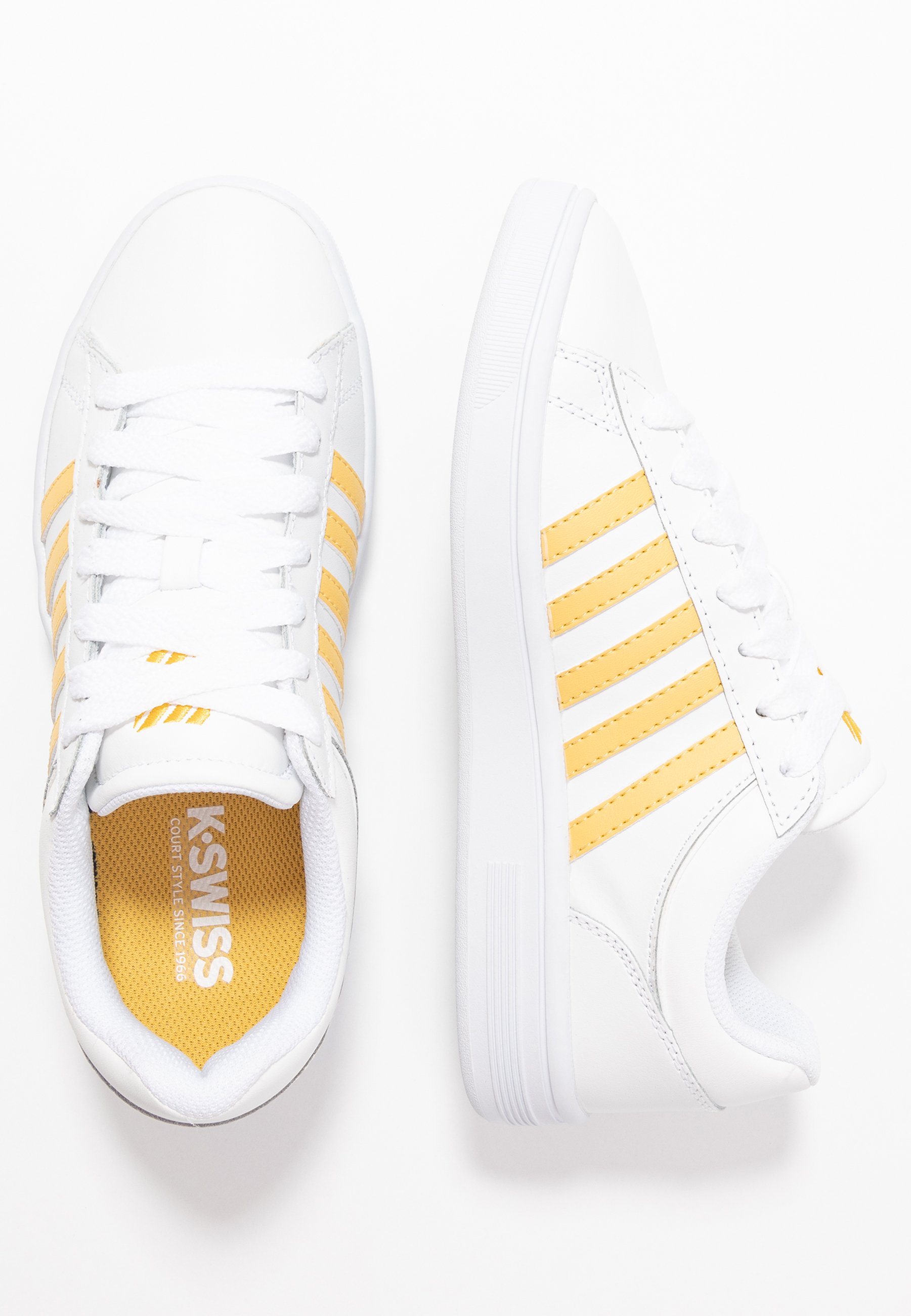 K SWISS COURT WINSTON Joggesko whiteyarrow Zalando.no K SWISS COURT WINSTON Joggesko whiteyarrow Zalando.no