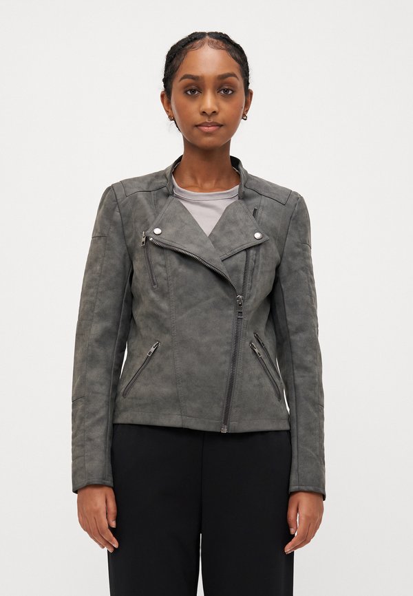 ONLAVA BIKER - Kunstlederjacke - magnet