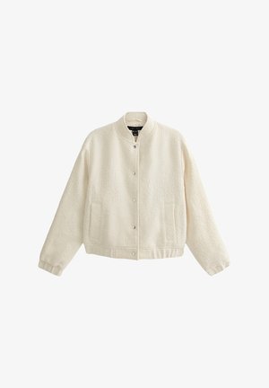 New Look, BOUCLE - Blouson Bomber - cream