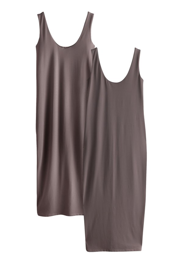 TALL FIT -  SOFT TOUCH SLEEVELESS SCOOP NECK 2 PACK - Jerseykleid