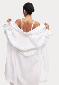 Marks & Spencer MUSLIN DOBBY  - Morgonrock - white