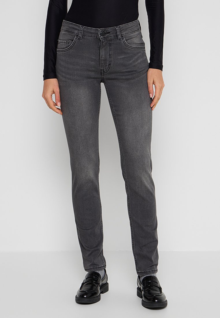 mustang Slim fit jeans zwart denim/blackdenim