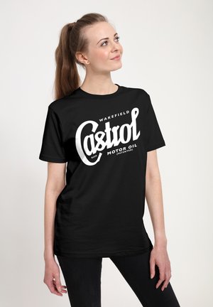 Henry Tiger CASTROL LOGO - T-shirt print - black