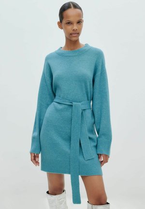 MARIANA - Strickkleid - blau