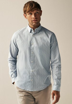 STRETCH OXFORD - Camisa - blue