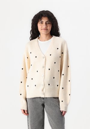 EMBROIDED - Cardigan - birch