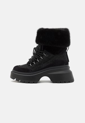 SHILOH BOOT - Bottes à lacets - black