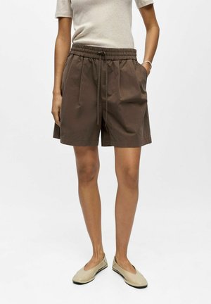 Object SHORTS OBJBERTA - Short - seal brown