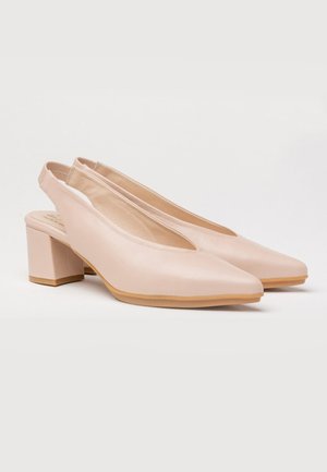 Bailarinas con tira trasera - nude