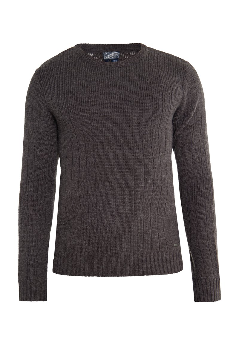 dreimaster Trui grijs gemêleerd