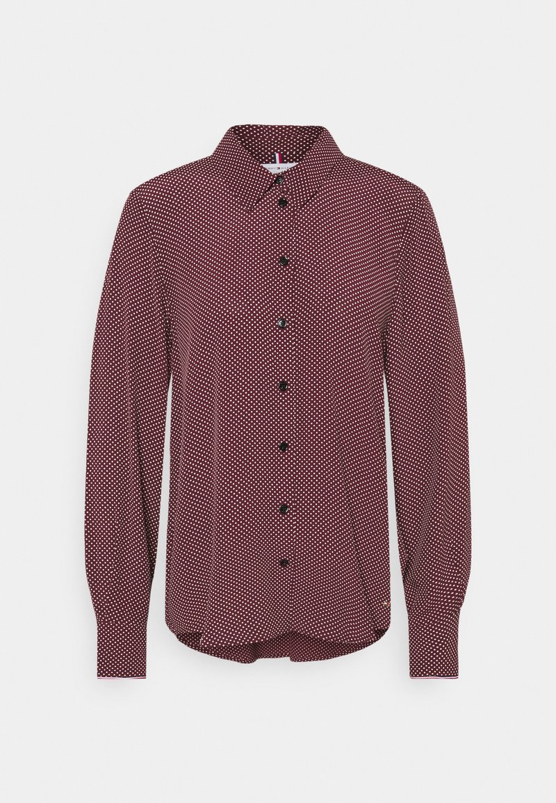 Tommy Hilfiger Overhemdblouse bordeauxrood Tommy Hilfiger Overhemdblouse bordeauxrood