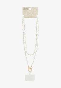 Seleccionado, white gold tone faux pearl
