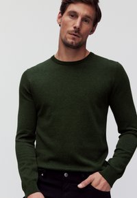 Bläck MENTON - Stickad tröja - dark green