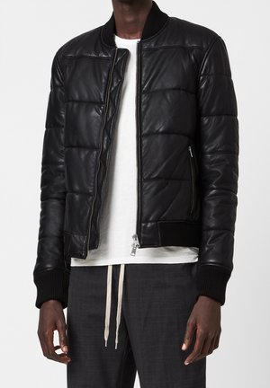 Leren jas - black