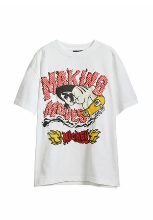 MICKEY MOUSE - T-shirt med print - white