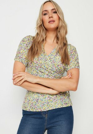 FLORAL  - Pusero - yellow