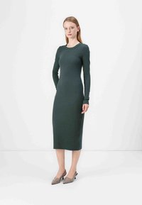 Replay DRESS - Vestito di maglina - bottle green