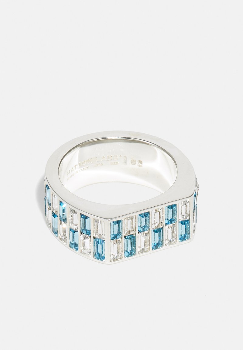 Hatton Labs MIRAGE UNISEX - Anello - silver coloured/blue