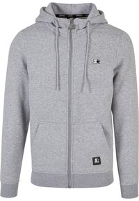 ESSENTIAL  - Zip-up sweatshirt - heathergrey