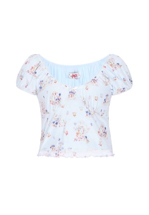 myMo, Bluse - light blue multicolor