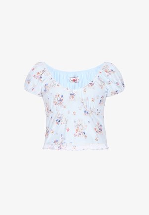 myMo, Bluse - light blue multicolor