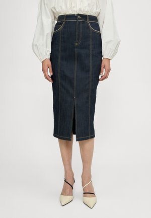 NAMI SKIRT - Blyantskjørt - indigo