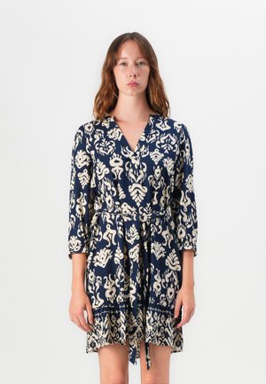 ONLANTONIA LIFE SHORT DRESS - Robe de jour - cloud dancer/antonia blue