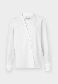ASYMMETRIC SHIRT - Blúzka so zapínaním na gombíky - white