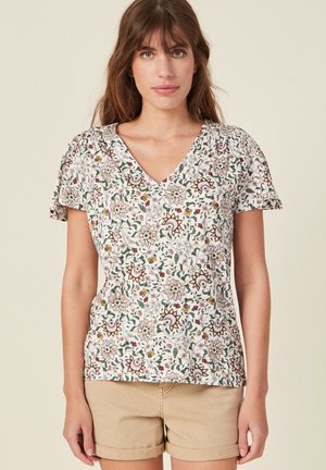 BONOBO Jeans UMWELTFREUNDLICHES - T-shirt print - gris