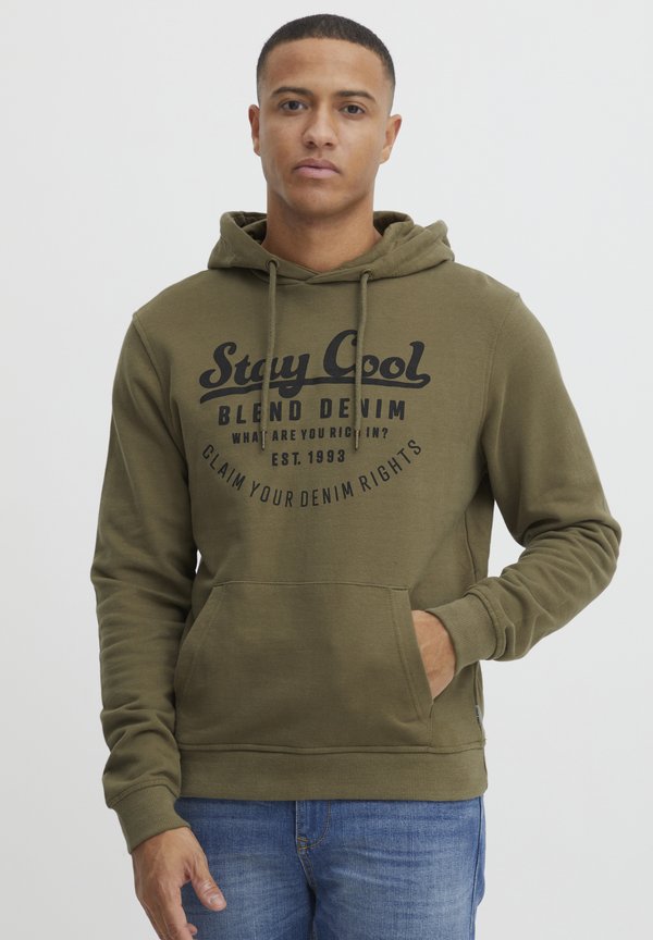BHSWEATSHIRT - Hoodie - military olive