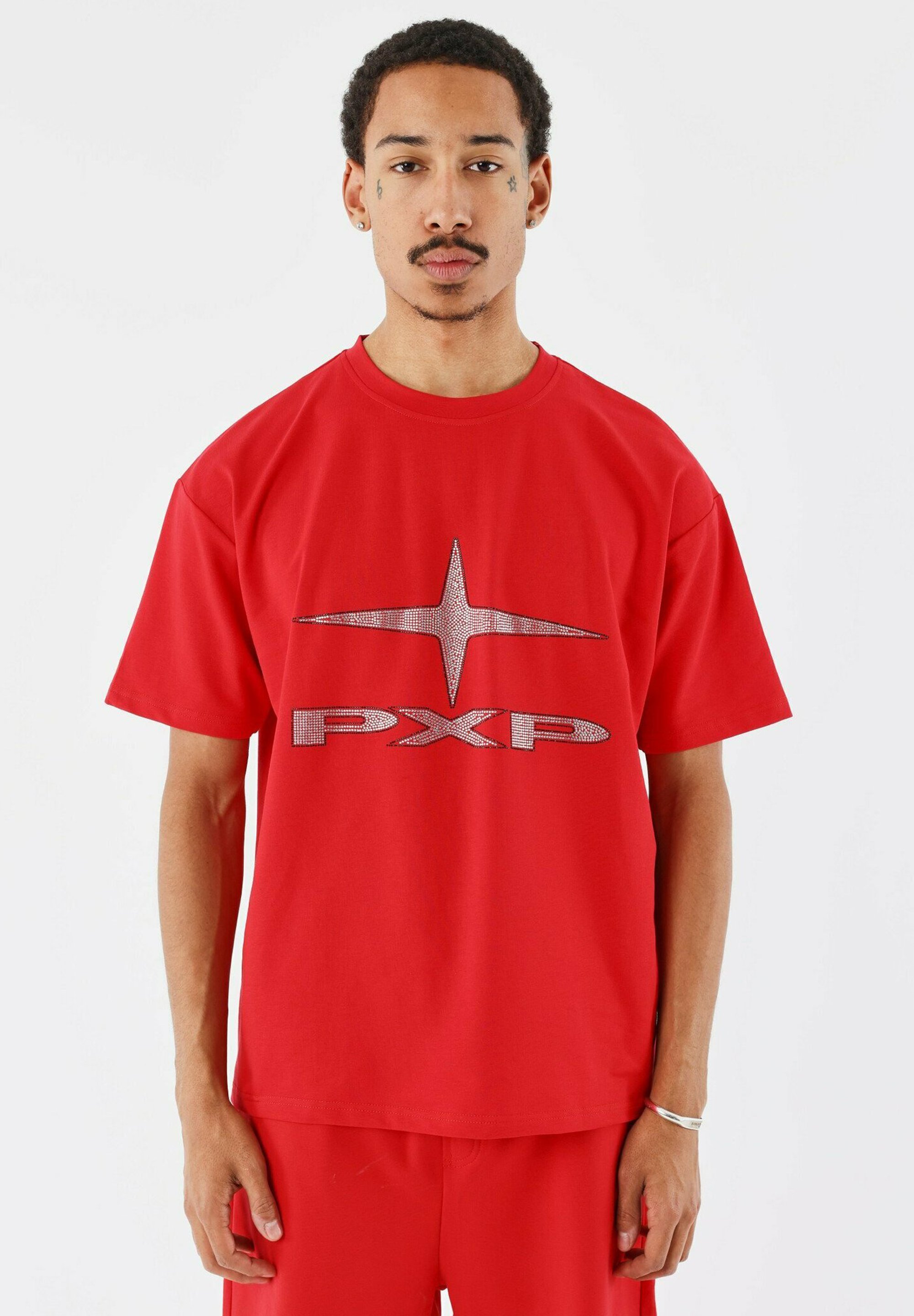 Project X Paris POLARIS DIAMANT T-shirt imprimé rouge